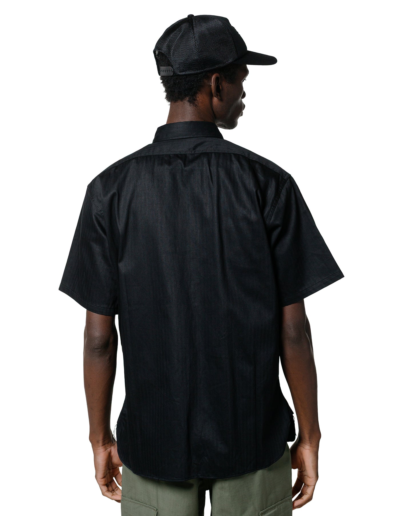 lost & found The Real McCoy's The Real McCoy's MS25013 8HU HBT Work Shirt S/S Black