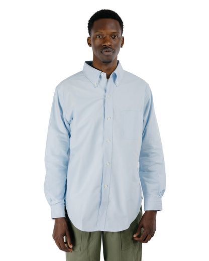 The Real McCoy's MS26001 Joe McCoy Button Down Shirt Chambray Light Blue