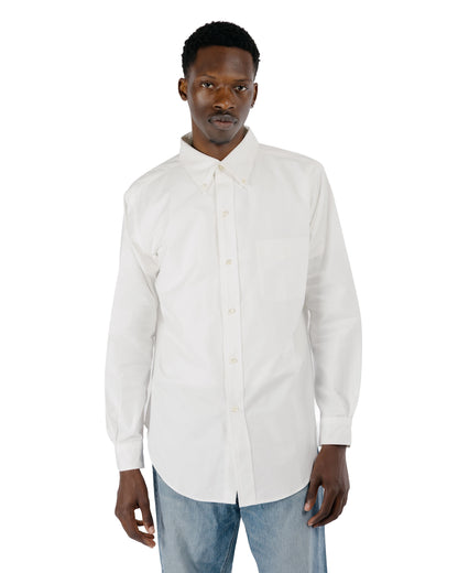 The Real McCoy's MS26001 Joe McCoy Button Down Shirt White