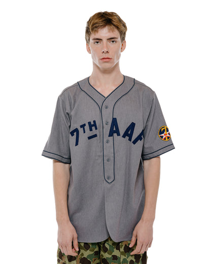 The Real McCoy's MS26006 Baseball Uniform Shirt / 7th AAF Gray