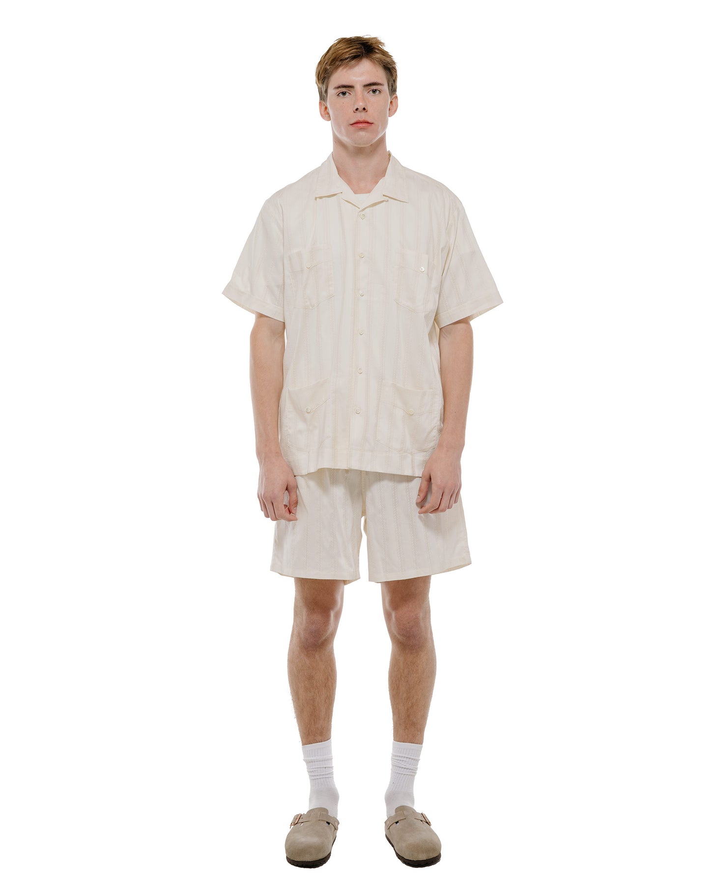 The Real McCoy's MP26015 Joe McCoy Cuban Shorts Ecru