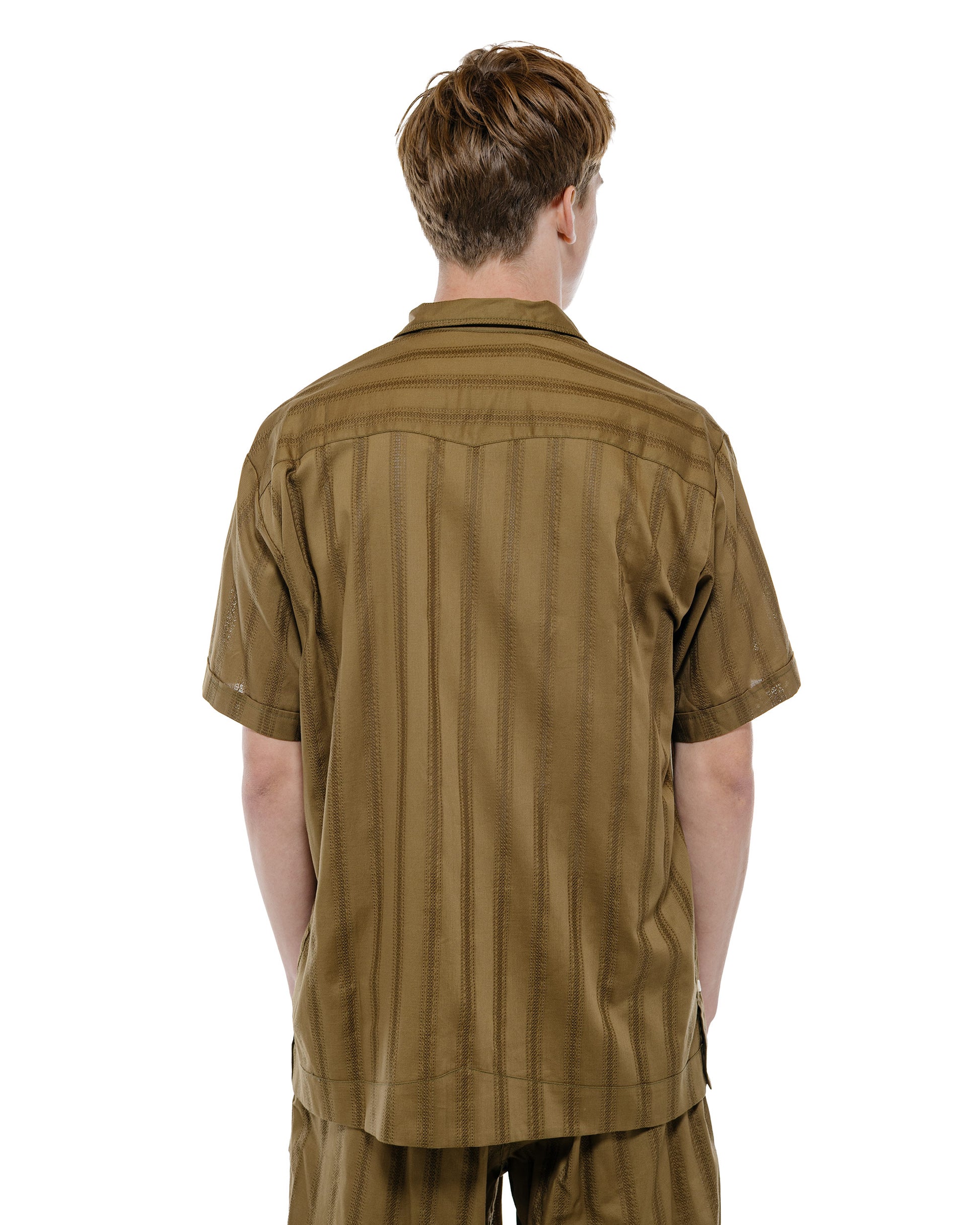 The Real McCoy's MS26007 Joe McCoy Cuban Shirt S/S Olive