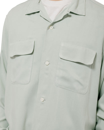 lost & found The Real McCoy's The Real McCoy's MS26008 Open Collar Rayon Shirt Mint