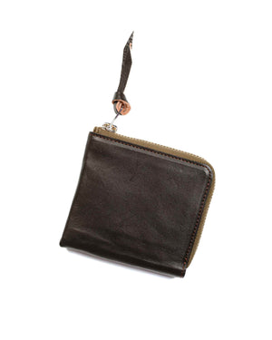 The Real McCoy's MW17100 McCoy's Horsehide Wallet Seal Brown