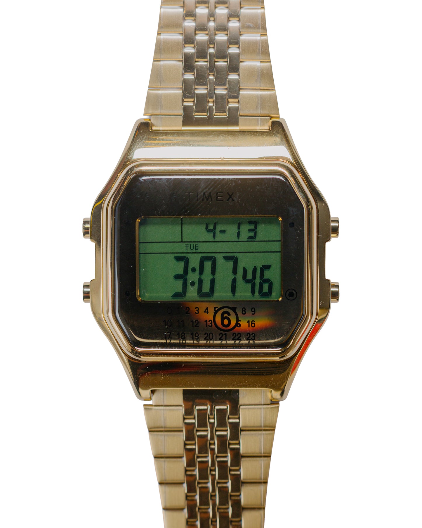 lost & found Timex Timex MM6 Maison Margiela Digital T80 34mm Gold-Tone Gift Set