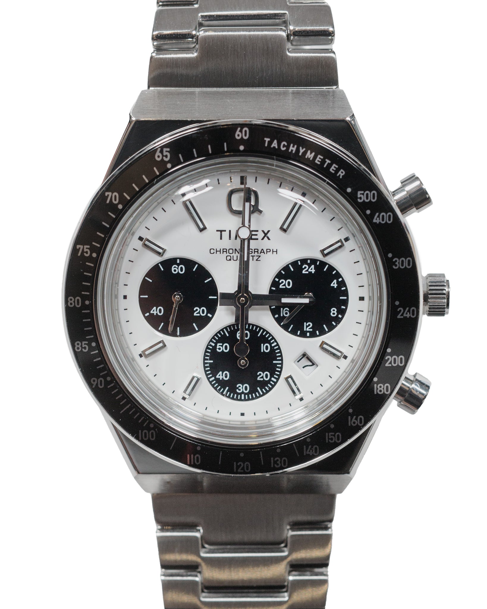 Timex Q Chronograph 40mm watch face