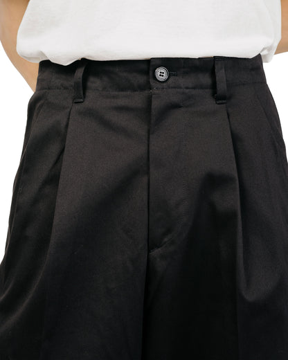 lost & found Universal Products Universal Products 2Tuck Wide Chino Trouser Black