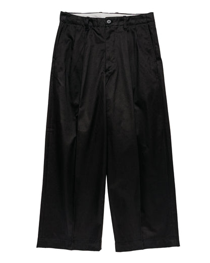 lost & found Universal Products Universal Products 2Tuck Wide Chino Trouser Black