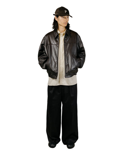lost & found Universal Products Universal Products 2Tuck Wide Chino Trouser Black
