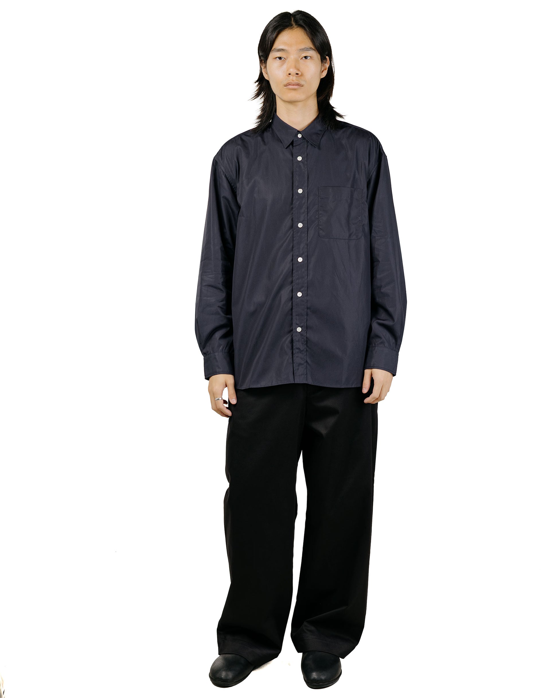 lost & found Universal Products Universal Products L/S Regular Shirts Dark Navy