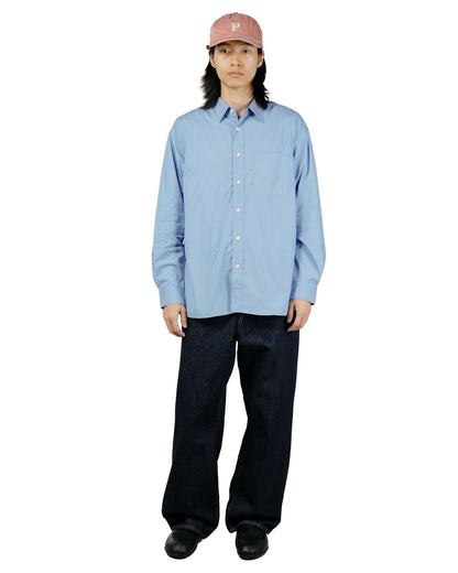 lost & found Universal Products Universal Products L/S Regular Shirts Sax