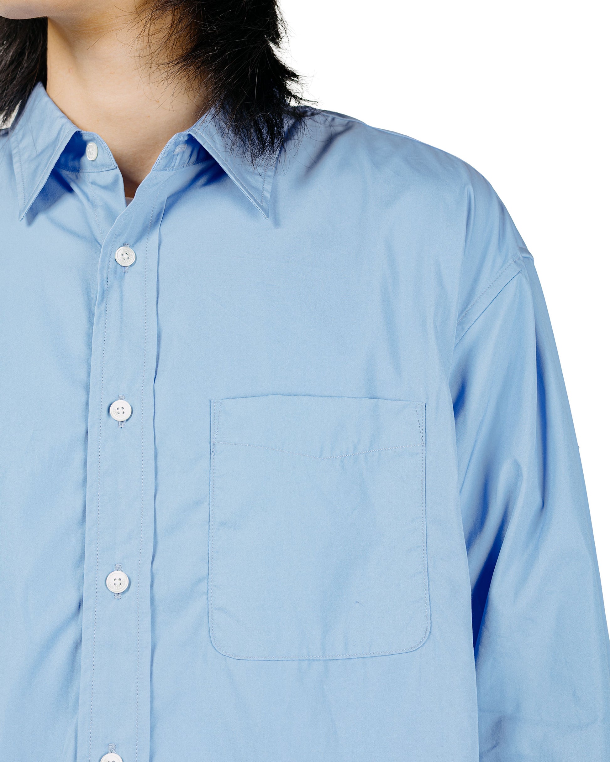 lost & found Universal Products Universal Products L/S Regular Shirts Sax