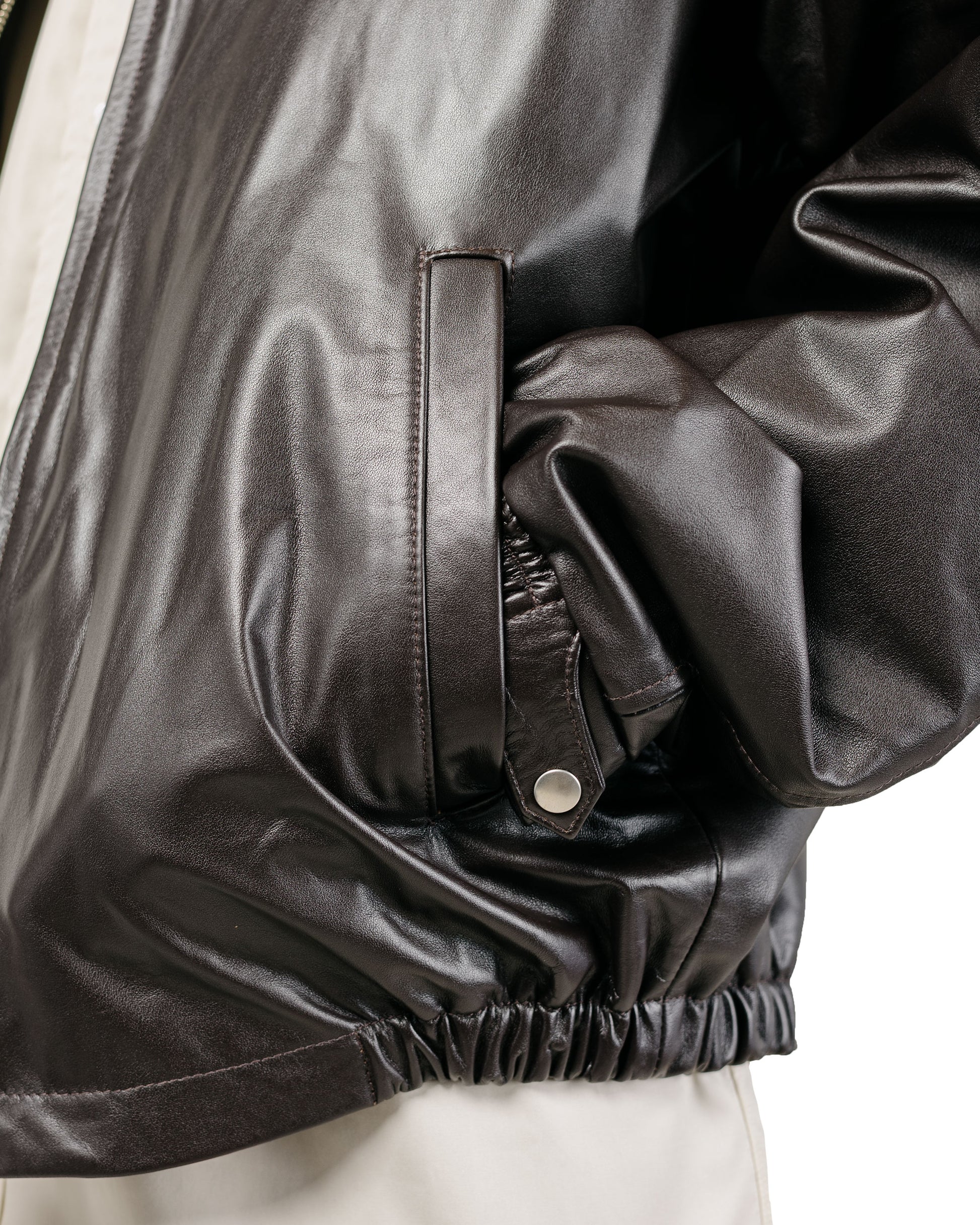 Universal Products Leather Jacket Brown