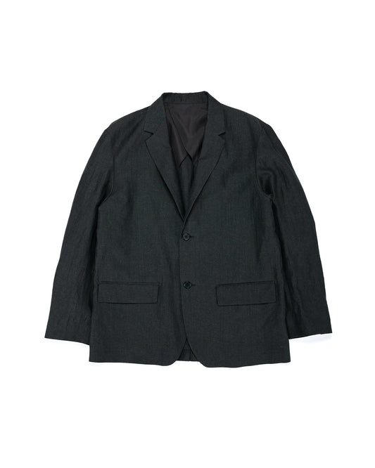 lost & found Universal Products Universal Products Wool Linen 2B Jacket Charcoal