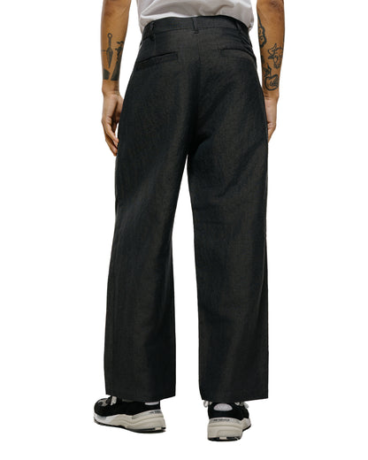 lost & found Universal Products Universal Products Wool Linen 2 Tuck Trousers Charcoal