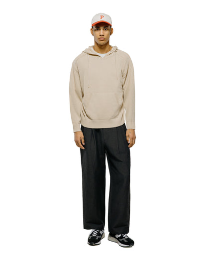 lost & found Universal Products Universal Products Wool Linen 2 Tuck Trousers Charcoal