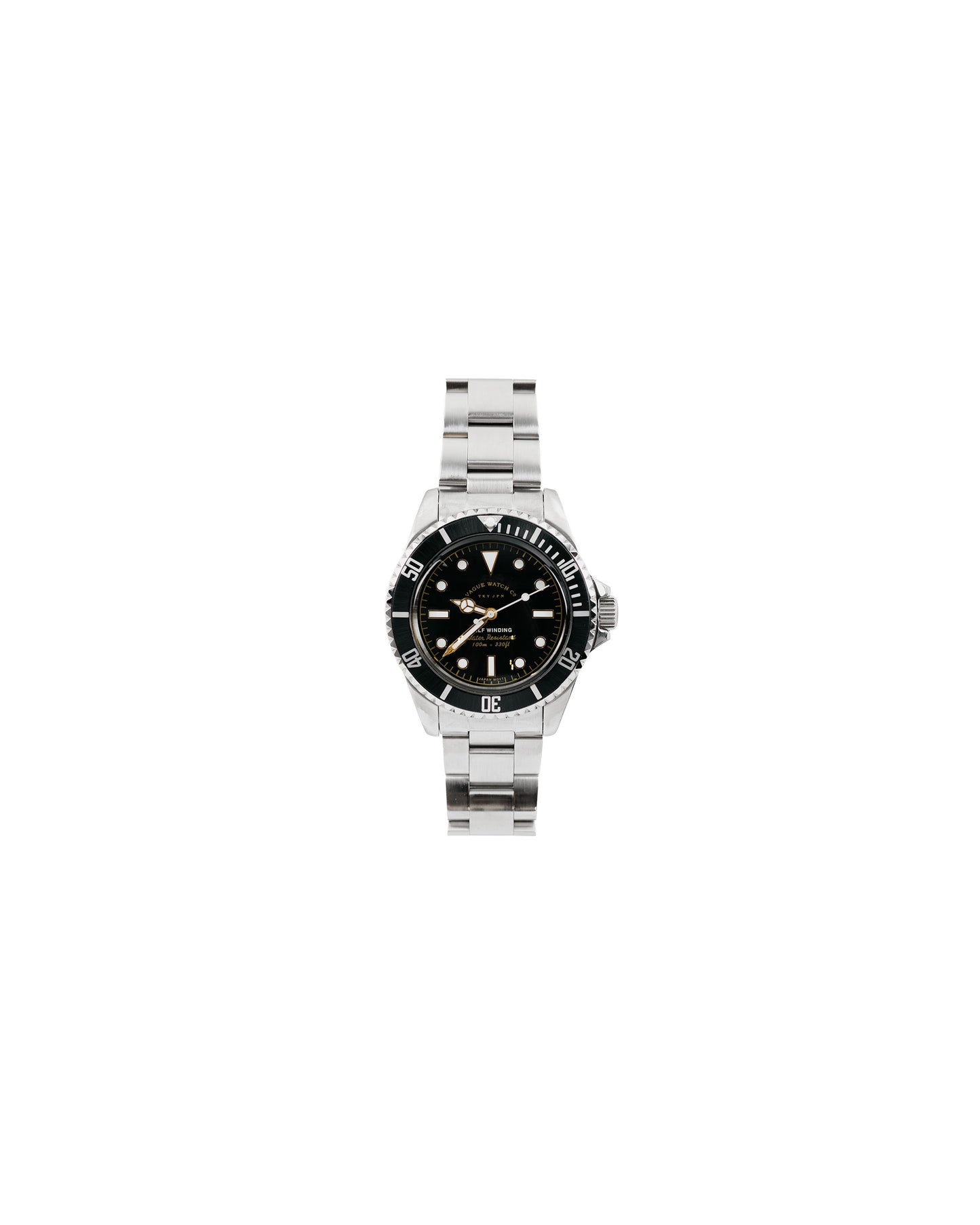 Vague Watch Co. Gry Fad Watch Black Bezel 40mm