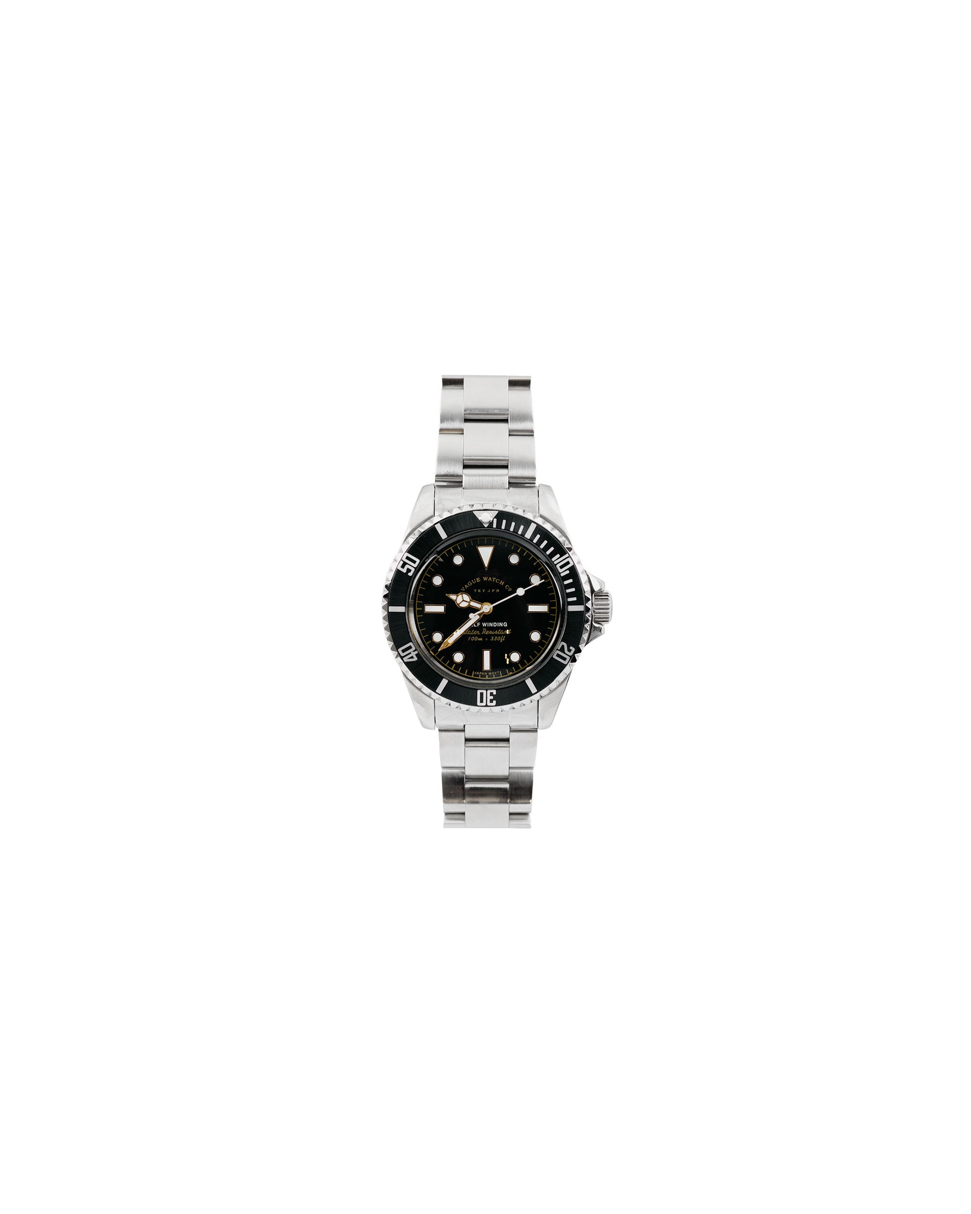 Vague Watch Co. Gry Fad Watch Black Bezel 40mm