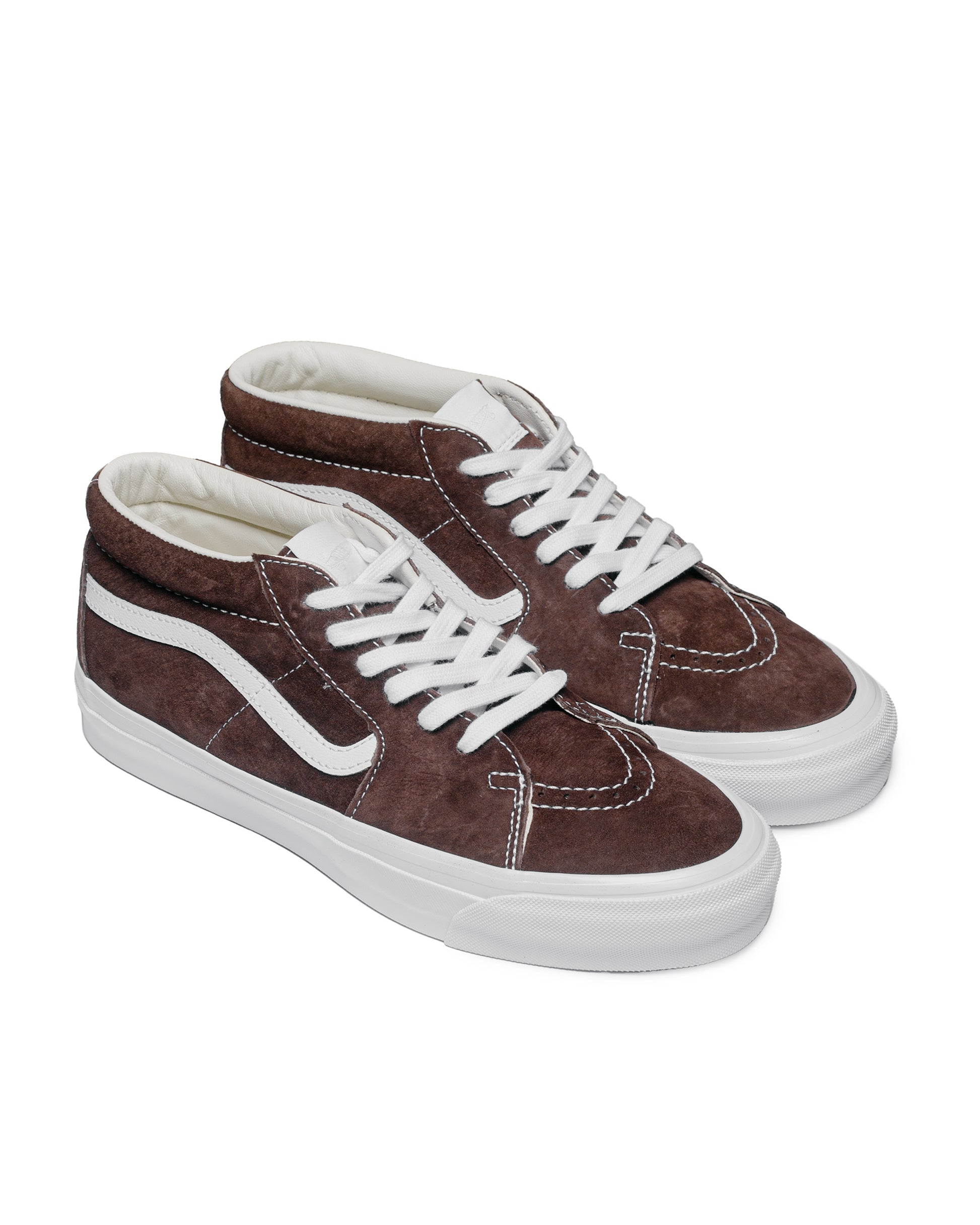 lost & found Vans Vans LX Sk8-Mid Reissue 83 Pig Suede Potting Soil