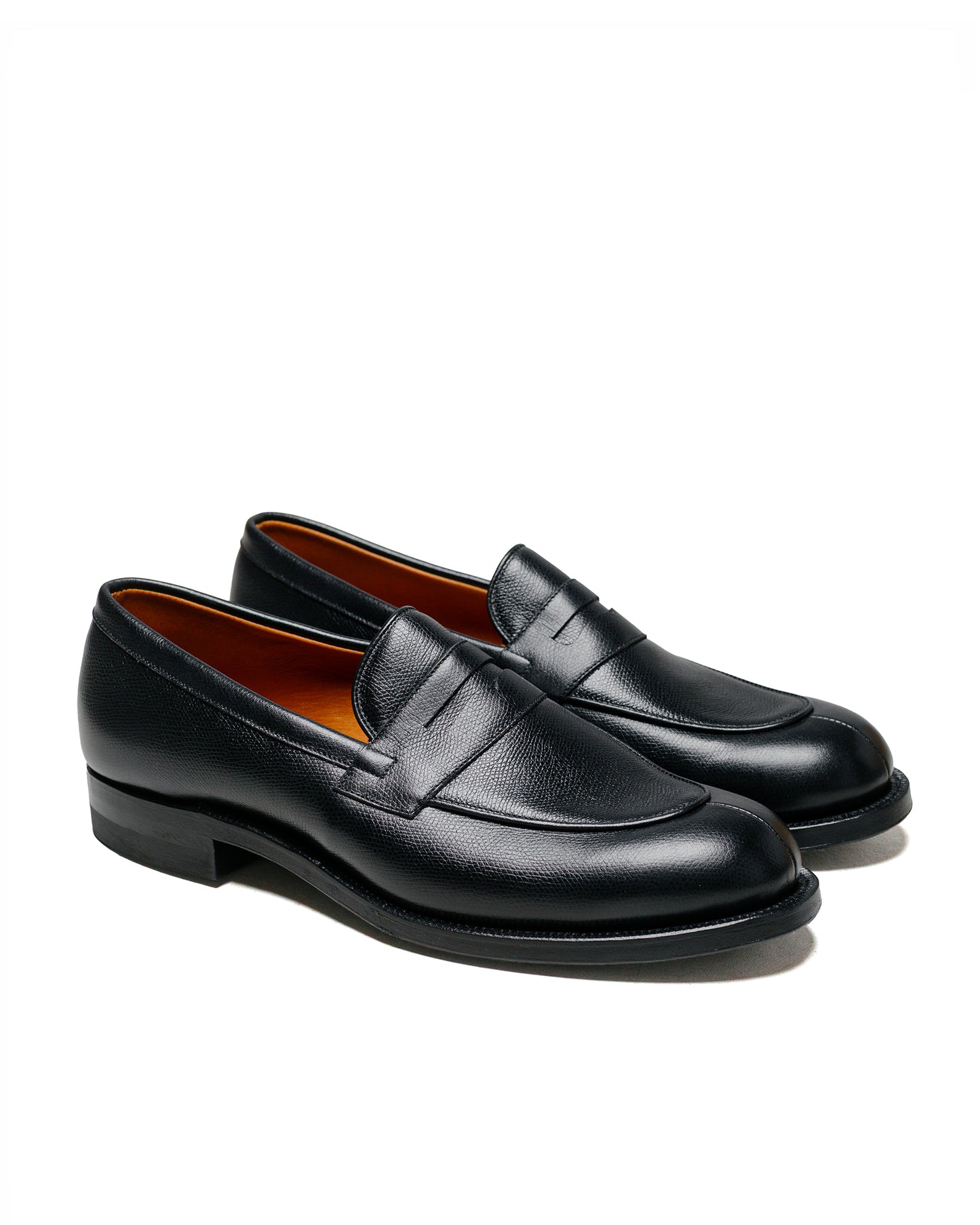 lost & found Viberg Viberg Bristol Loafer Black Alpine Calf
