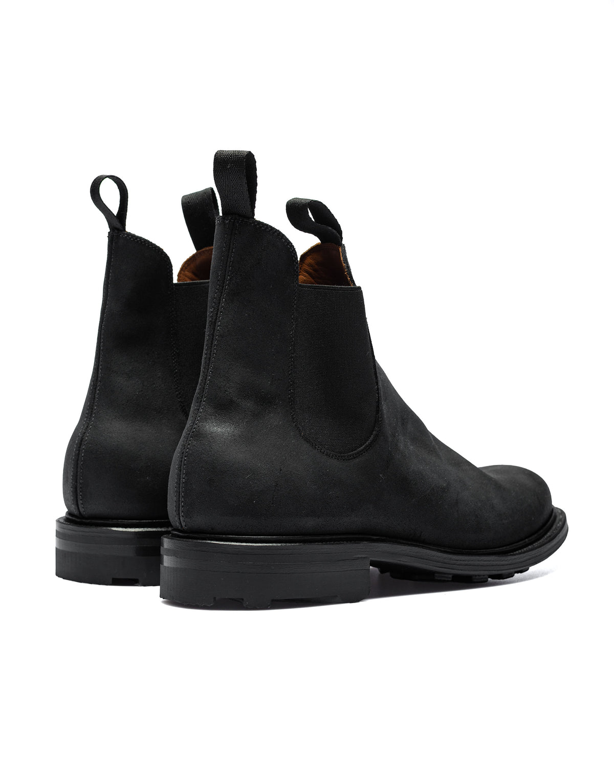Viberg Chelsea Boot Black Waxy Commander
