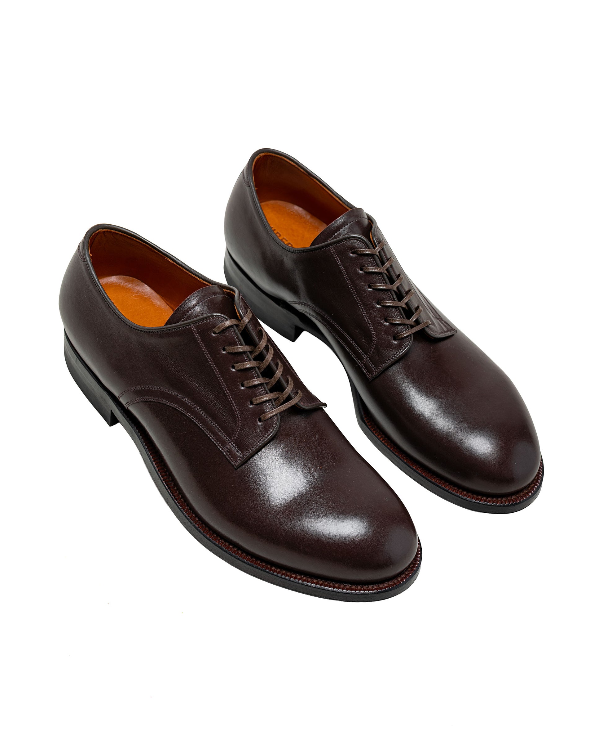 lost & found Viberg Viberg Navvy Cut Shoe Ebony Kangaroo