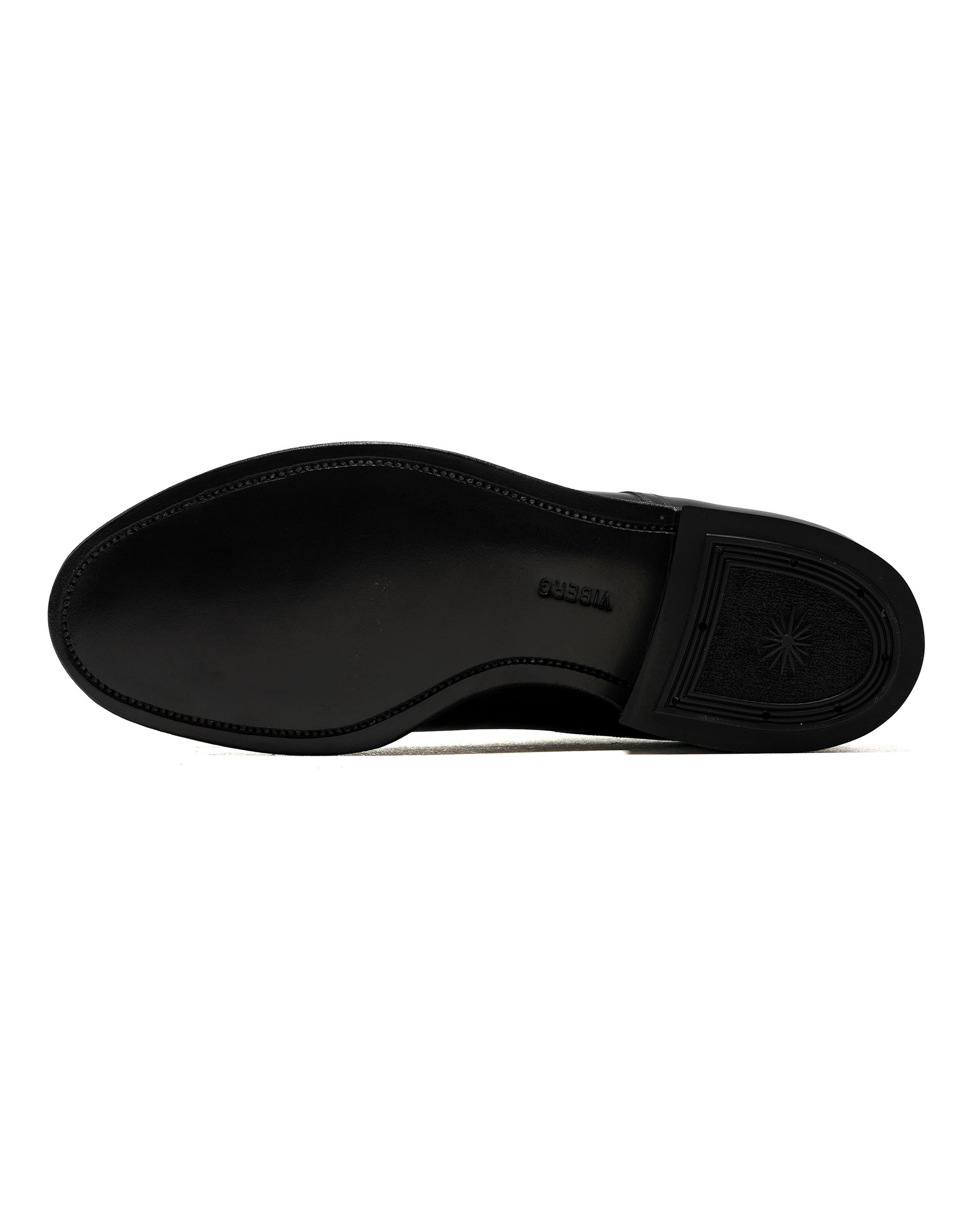lost & found Viberg Viberg Navvy Cut Shoe Ebony Kangaroo