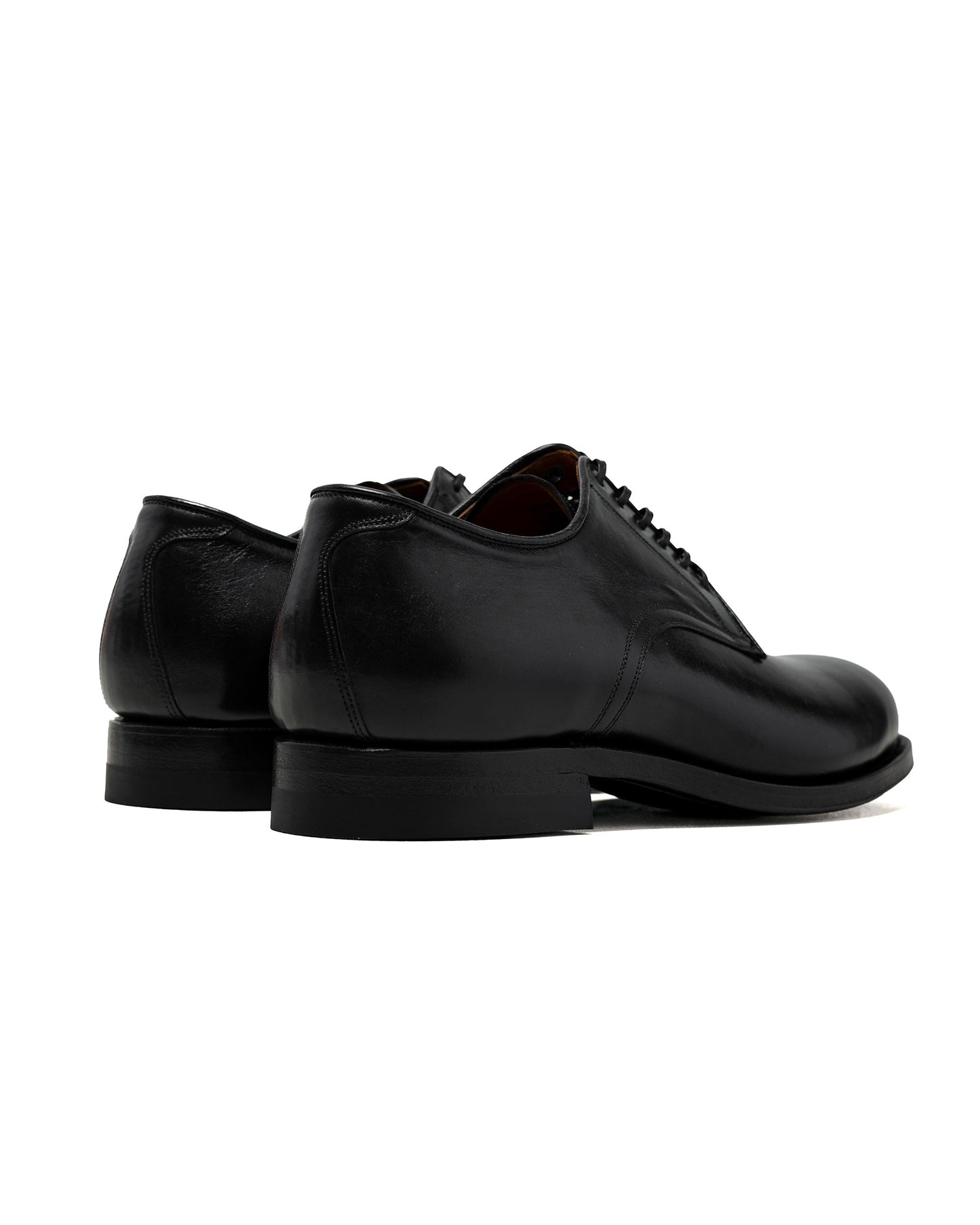 lost & found Viberg Viberg Navvy Cut Shoe Nero Kangaroo