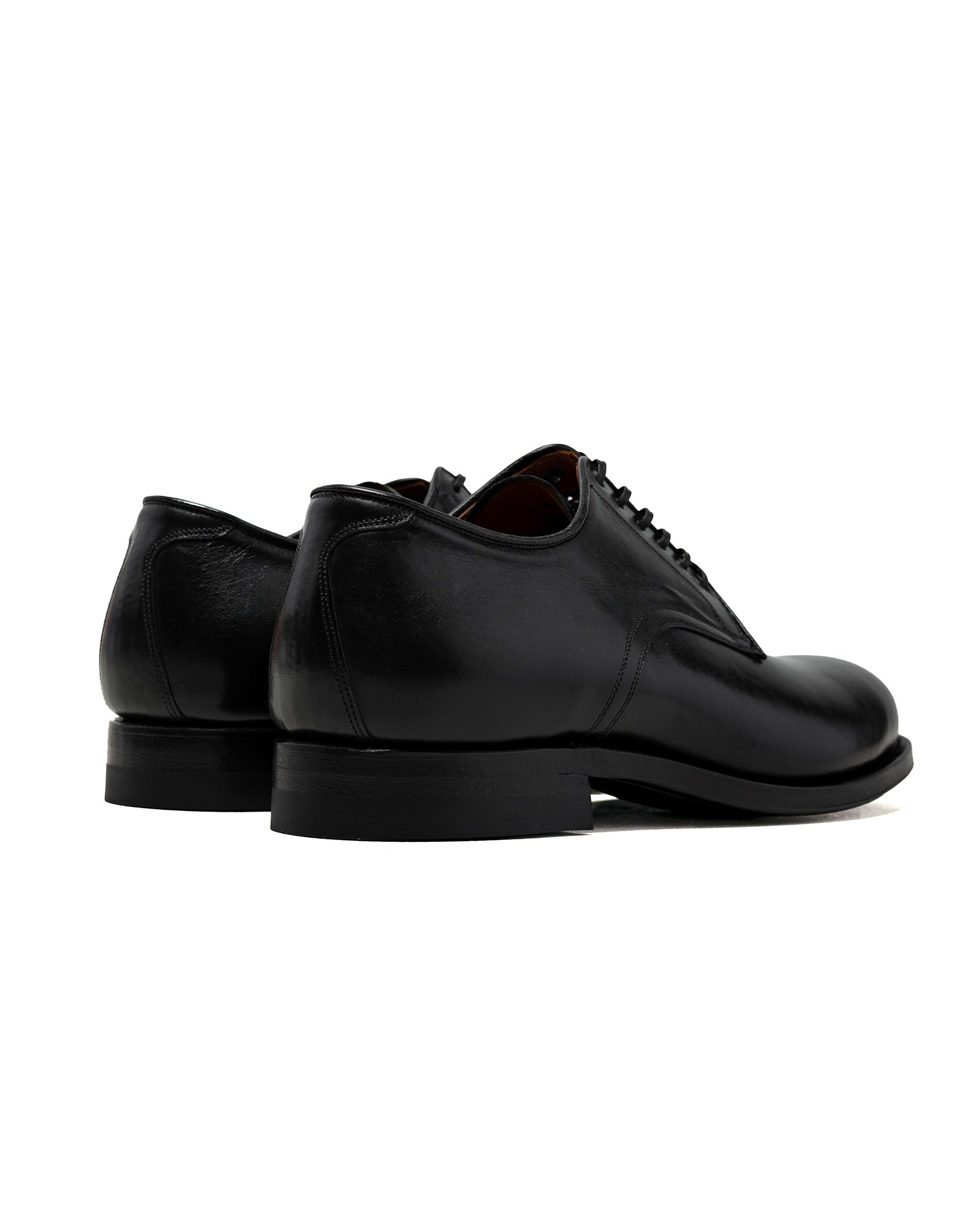 lost & found Viberg Viberg Navvy Cut Shoe Nero Kangaroo
