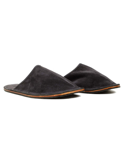 Viberg Slide Storm Grey Janus Calf Suede Side