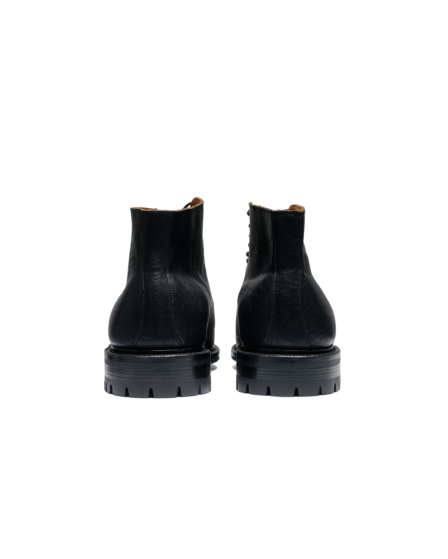 lost & found Viberg Viberg Wholecut Boot Nero Washed Kangaroo