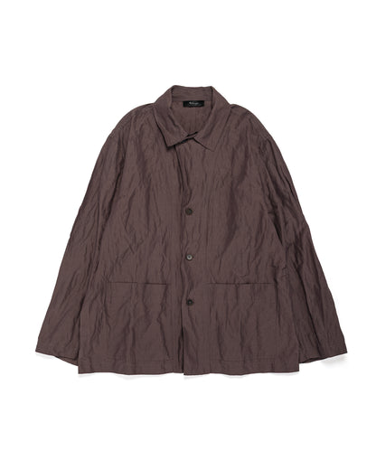 lost & found Wanze Wanze Box Jacket Cotton Nylon Metal Prune