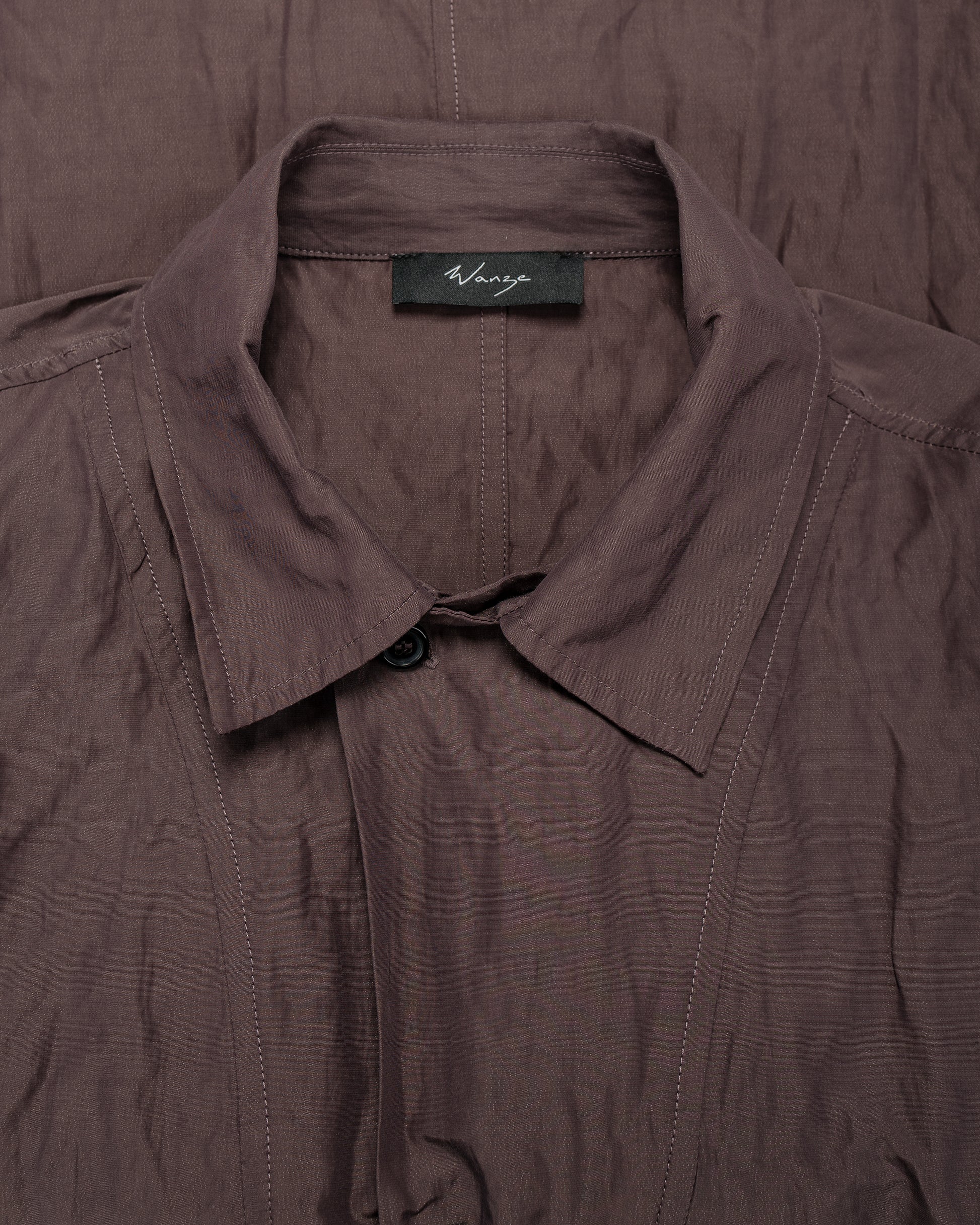 lost & found Wanze Wanze Box Jacket Cotton Nylon Metal Prune