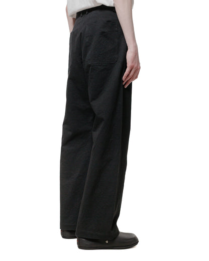 lost & found Wanze Wanze Darted Straight Leg Pant Washed Cotton Black