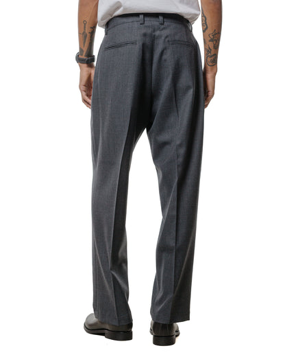 lost & found Wanze Wanze Double Pleated Trouser Merino Wool Slate