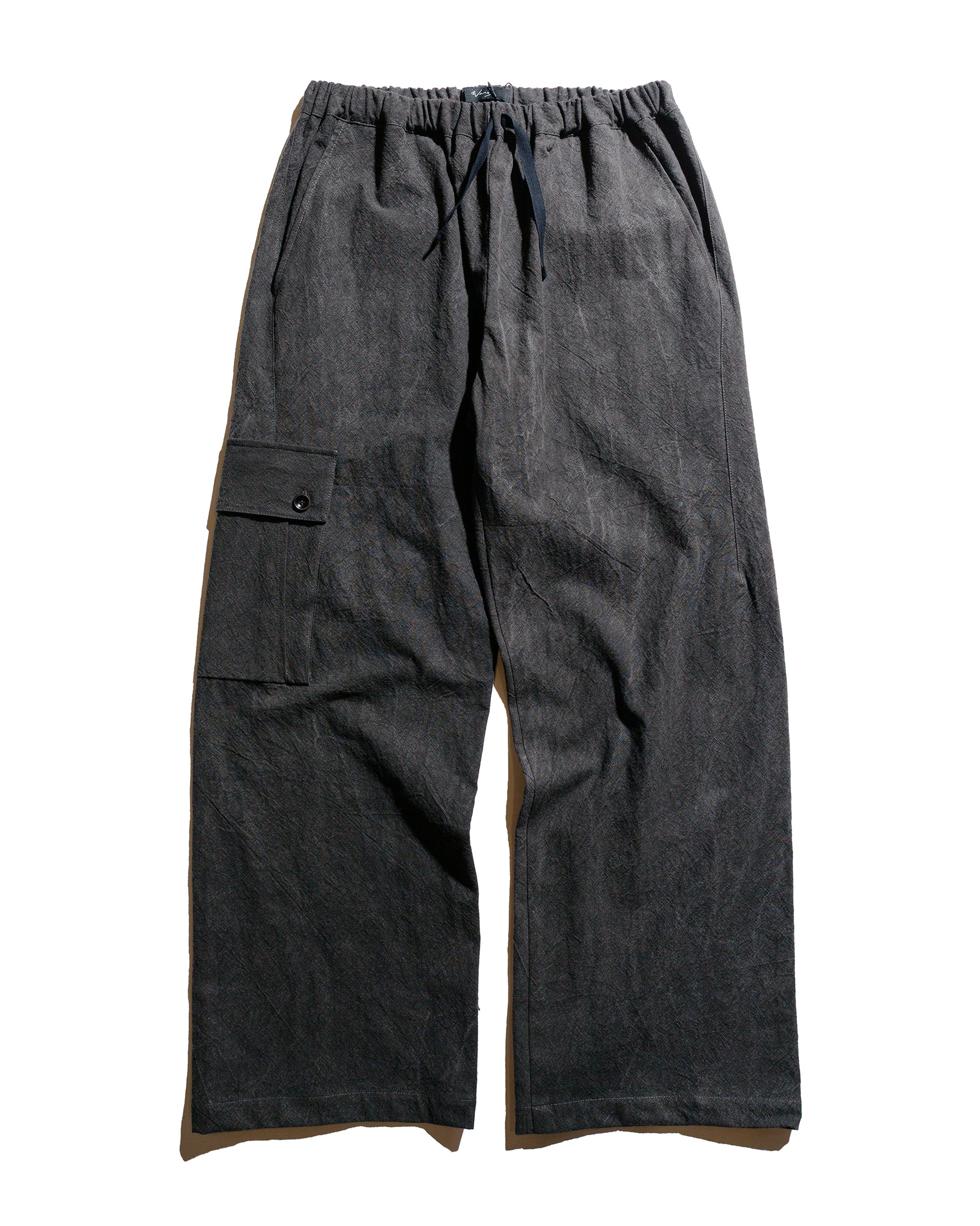 lost & found Wanze Wanze Easy Pant Cotton Linen Ramie Dark Charcoal