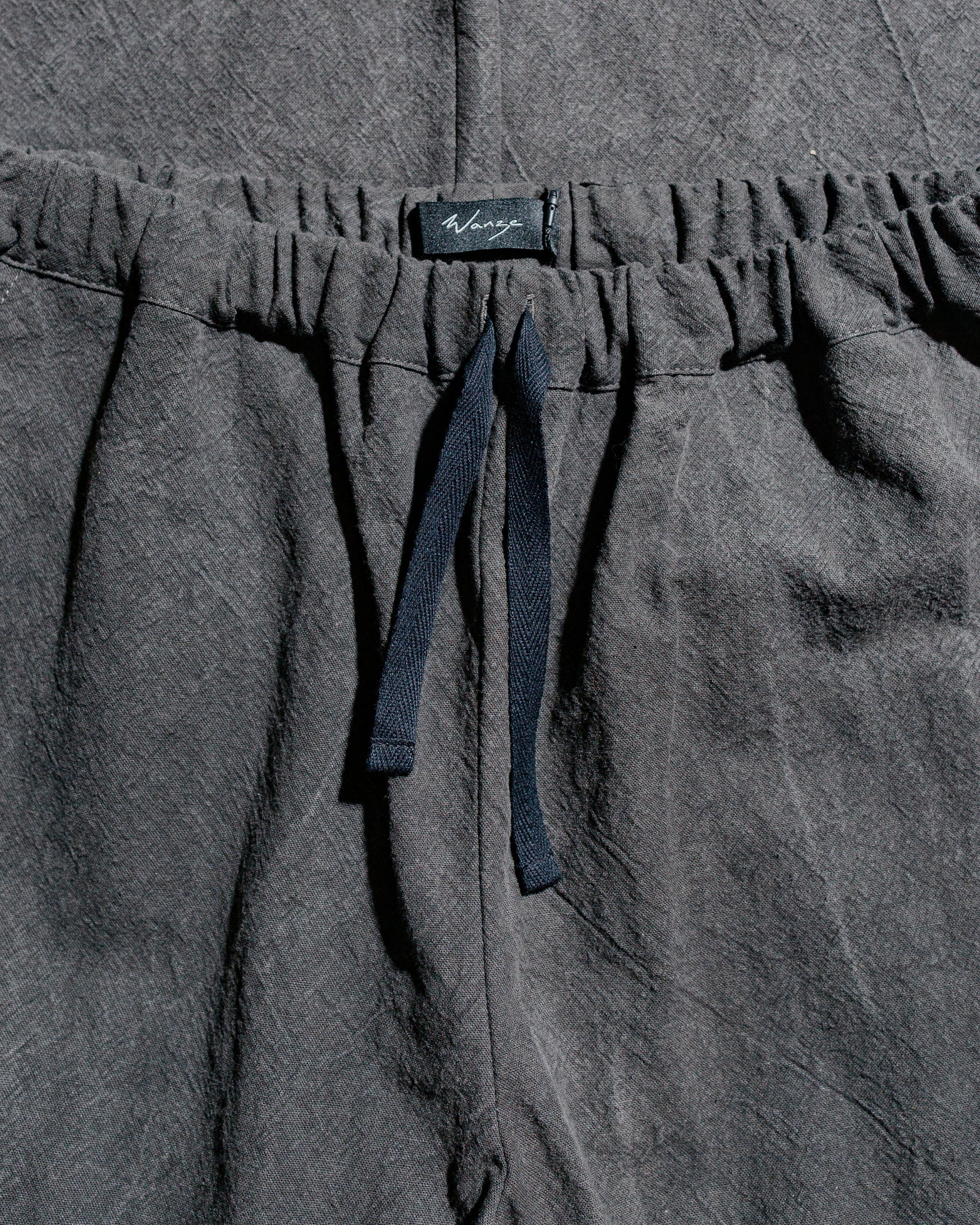lost & found Wanze Wanze Easy Pant Cotton Linen Ramie Dark Charcoal