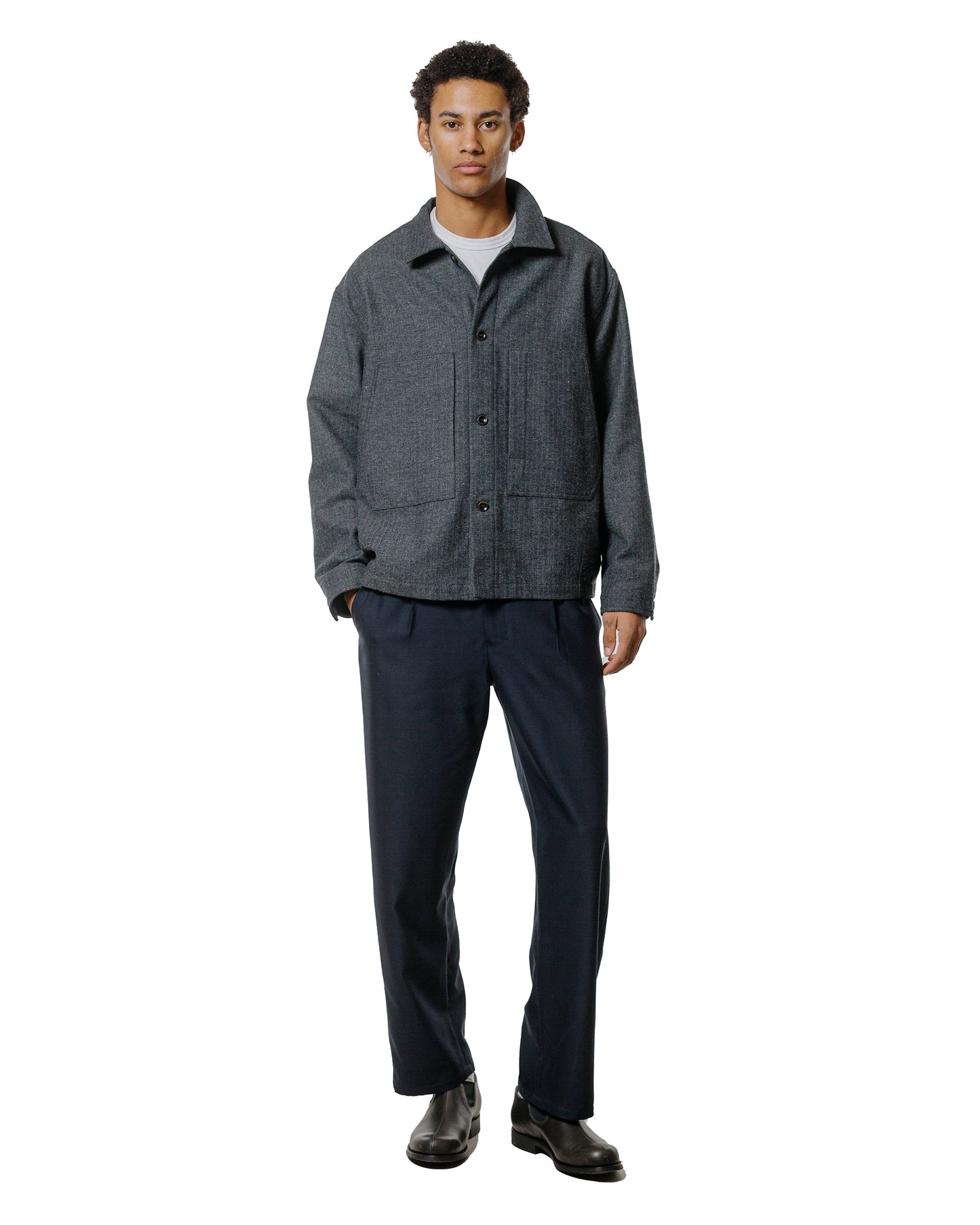 lost & found Wanze Wanze Easy Trouser Wool Navy