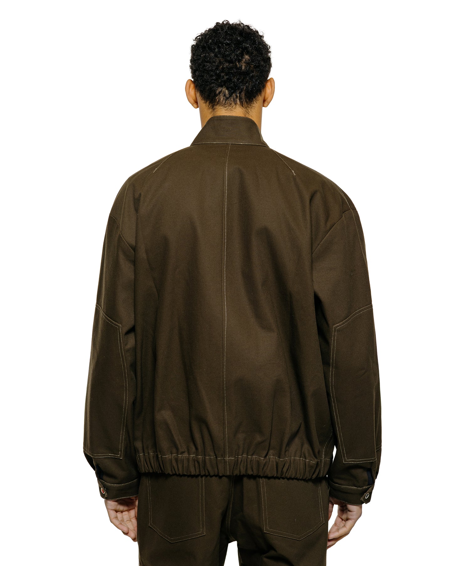 lost & found Wanze Wanze Flight Jacket Cotton Twill Army Green