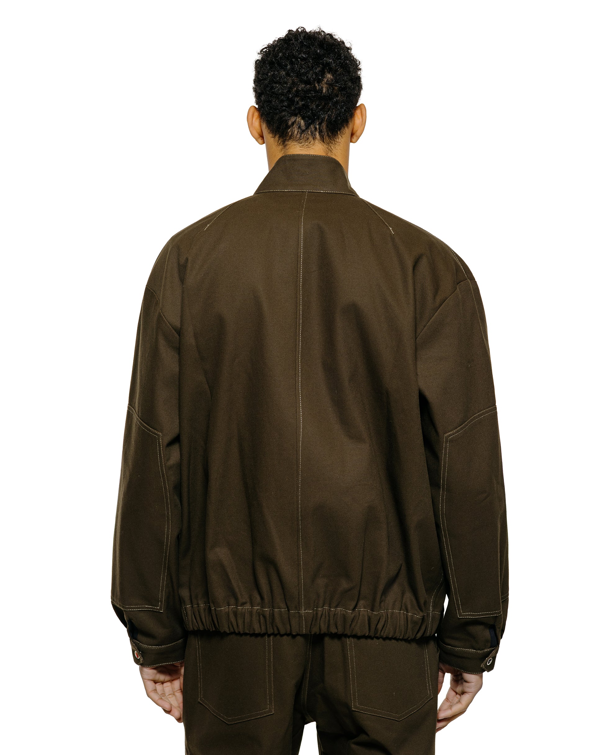 lost & found Wanze Wanze Flight Jacket Cotton Twill Army Green