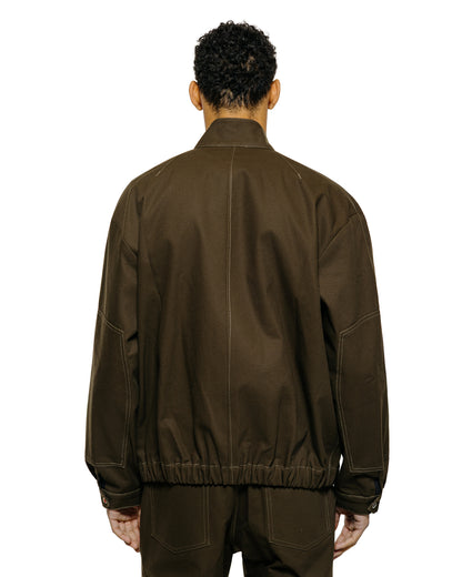 lost & found Wanze Wanze Flight Jacket Cotton Twill Army Green