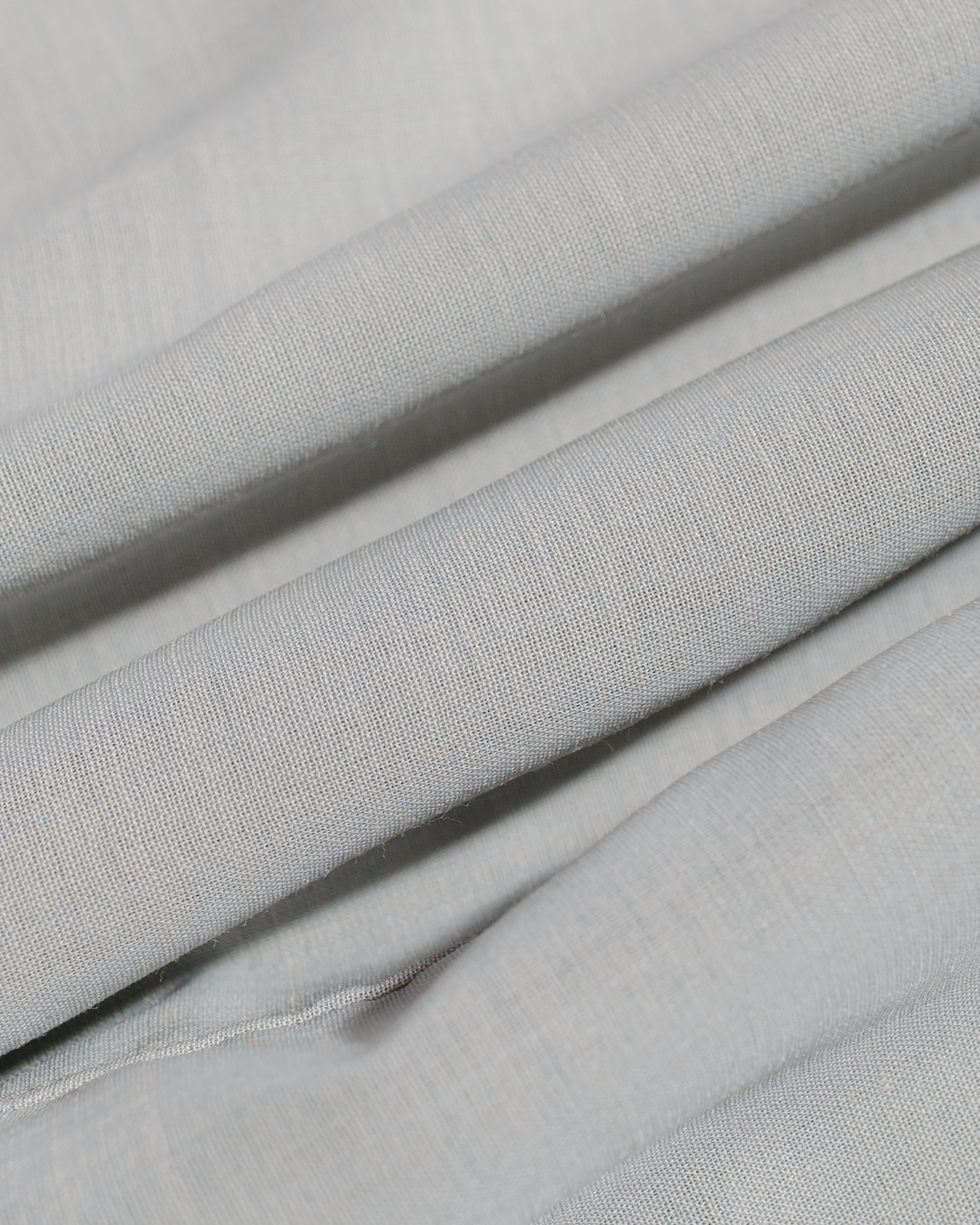 lost & found Wanze Wanze Layered Button Up Shirt Wool Voile Hazy Blue