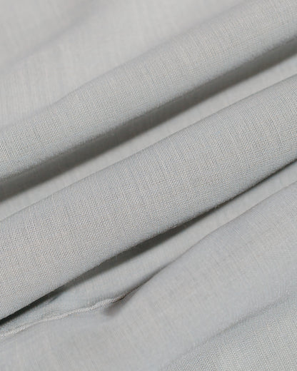 lost & found Wanze Wanze Layered Button Up Shirt Wool Voile Hazy Blue
