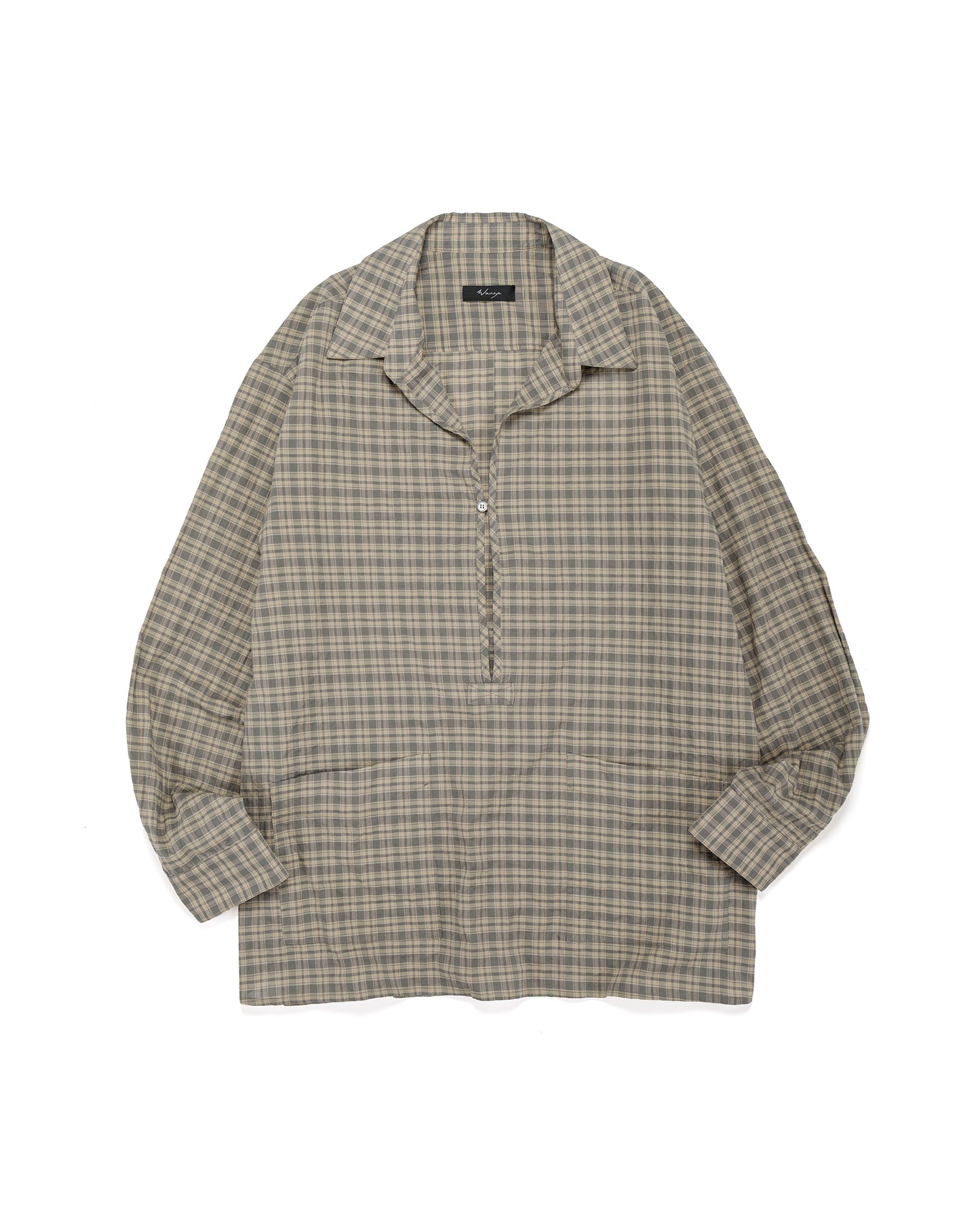 lost & found Wanze Wanze Skipper Shirt Organic Cotton Moss