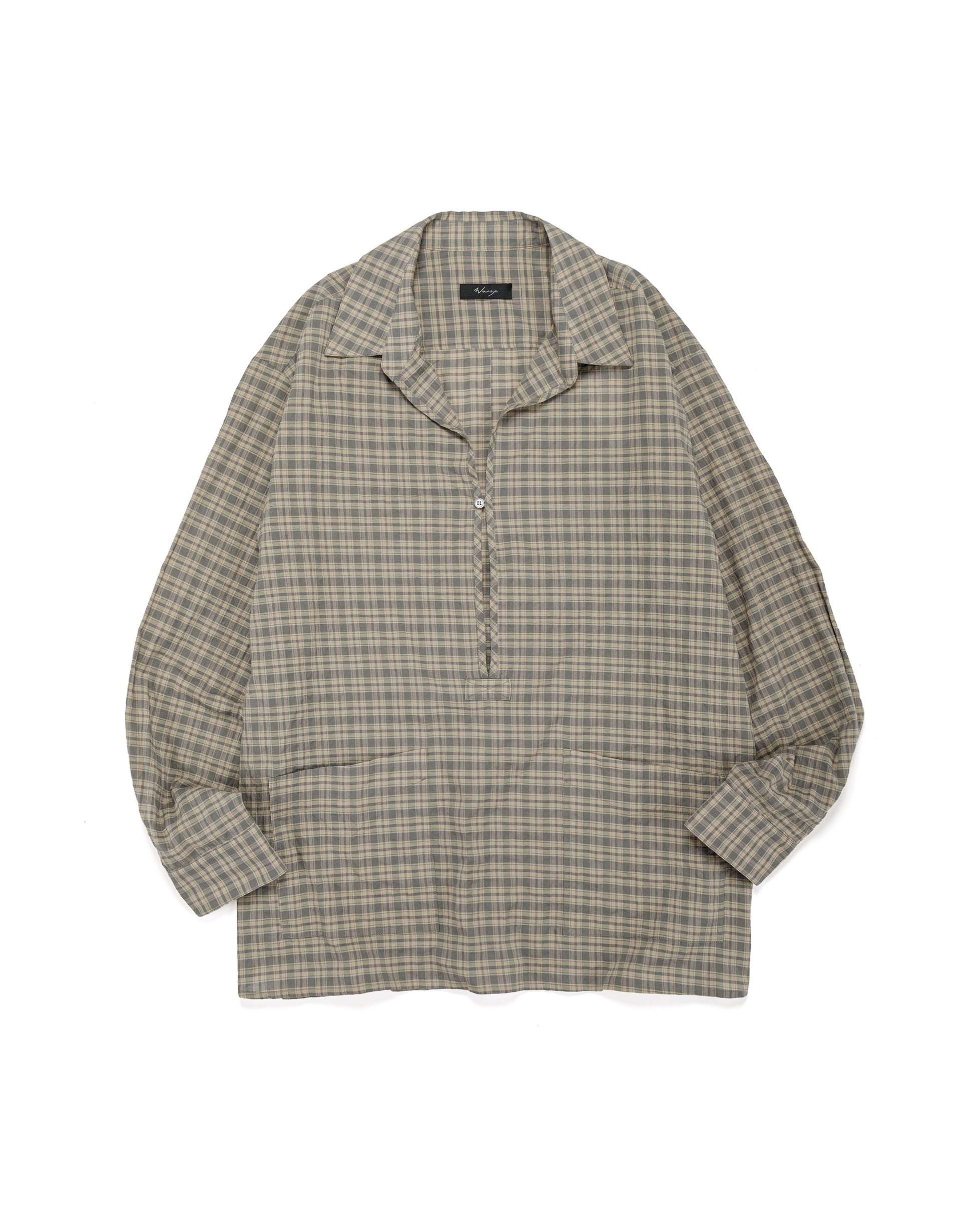 lost & found Wanze Wanze Skipper Shirt Organic Cotton Moss