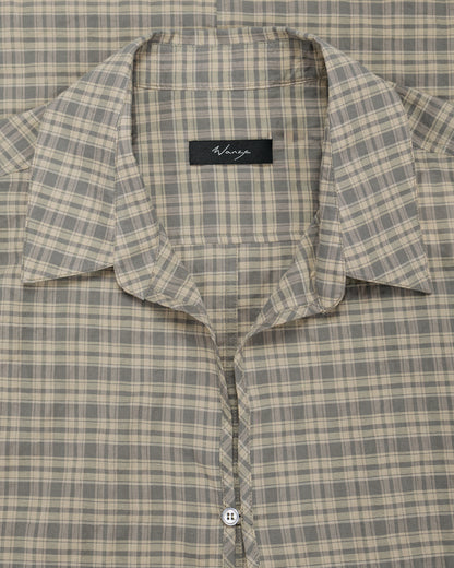 lost & found Wanze Wanze Skipper Shirt Organic Cotton Moss