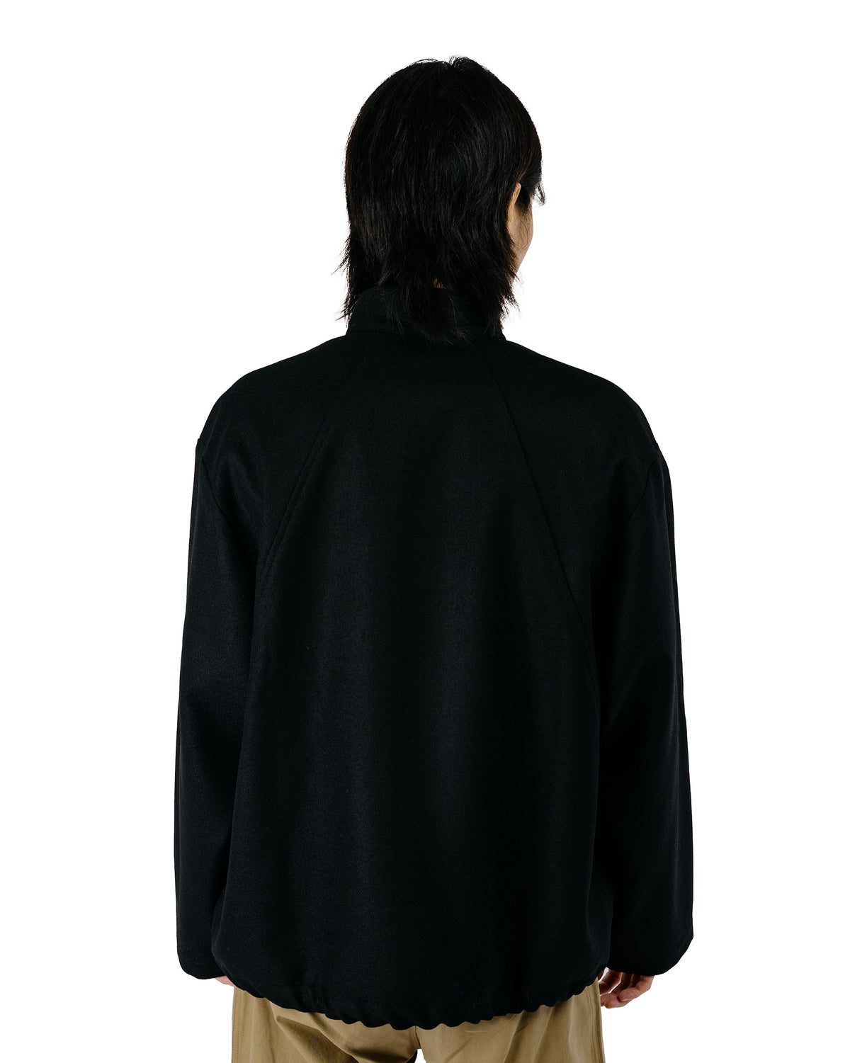 Wanze Work Smock Wool Serge Black