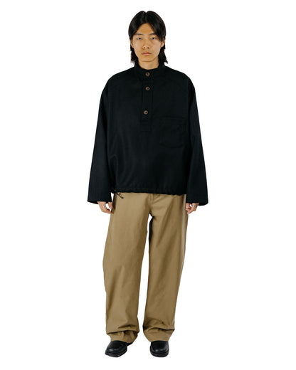 Wanze Work Smock Wool Serge Black