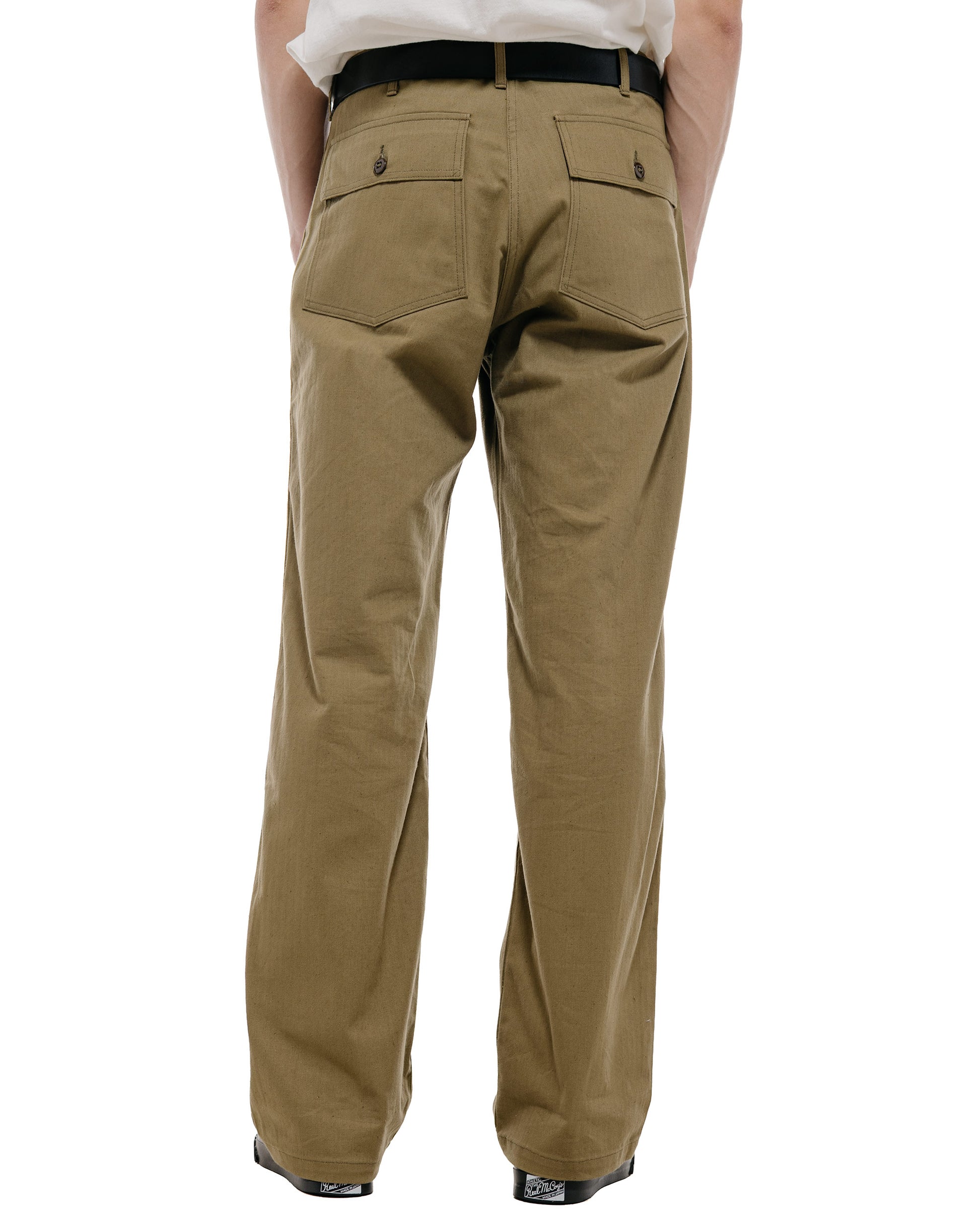 lost & found Warehouse Warehouse Lot. 1086 Military Herringbone Pants OD Green