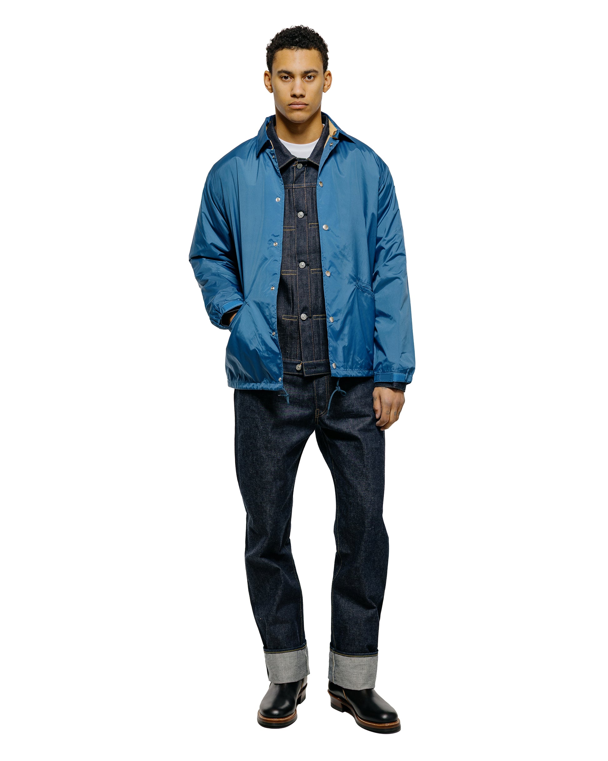 lost & found Warehouse Warehouse Lot. 2230 1970's Guide And Coach Jacket Blue